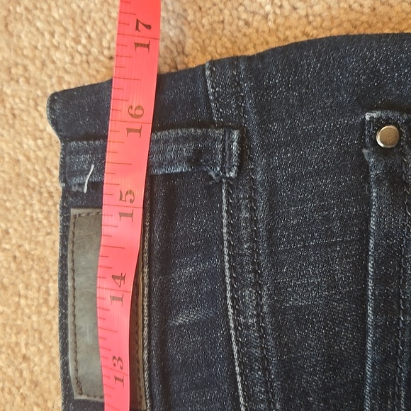 DKNY Jeans Women's Straight Leg Dark Blue Jeans Size 10x30 - Picture 6 of 10